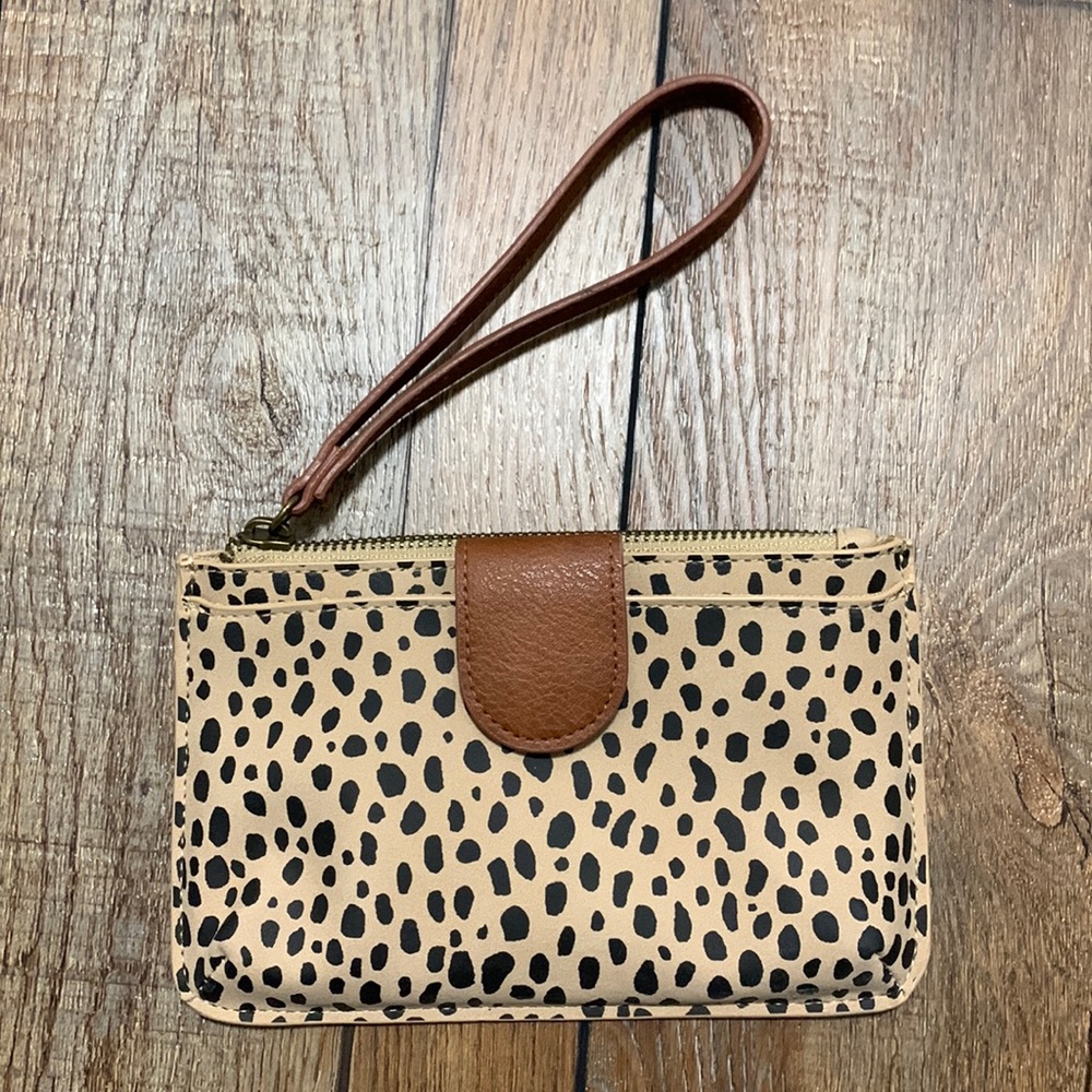 Animal Print Wristlet